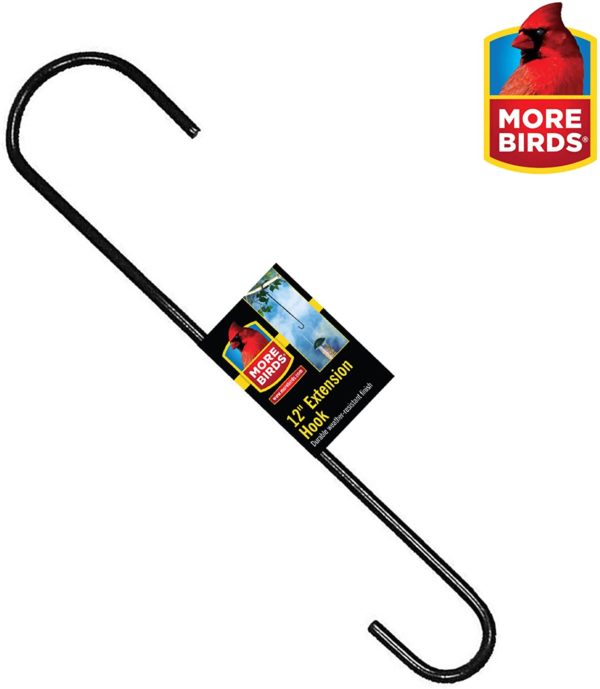 Metal Hook 12 Inch Length  | 1 Extension Hook Plants, Feeder - Image 2