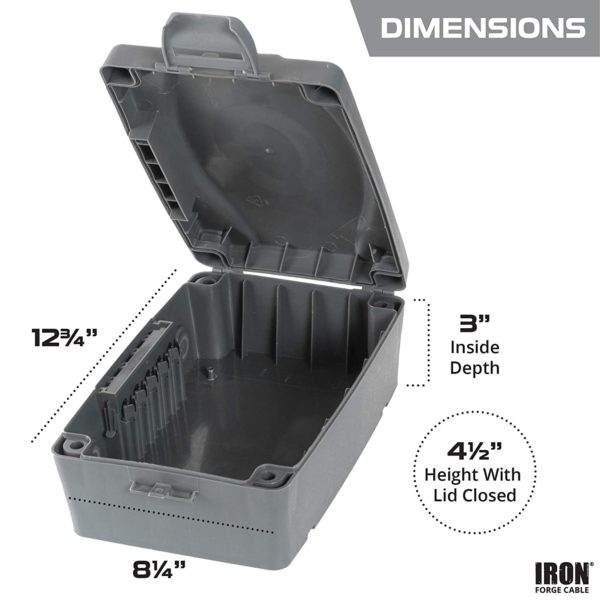 Outdoor Cover for Electrical Connections - Heavy Duty | Gray - Image 2