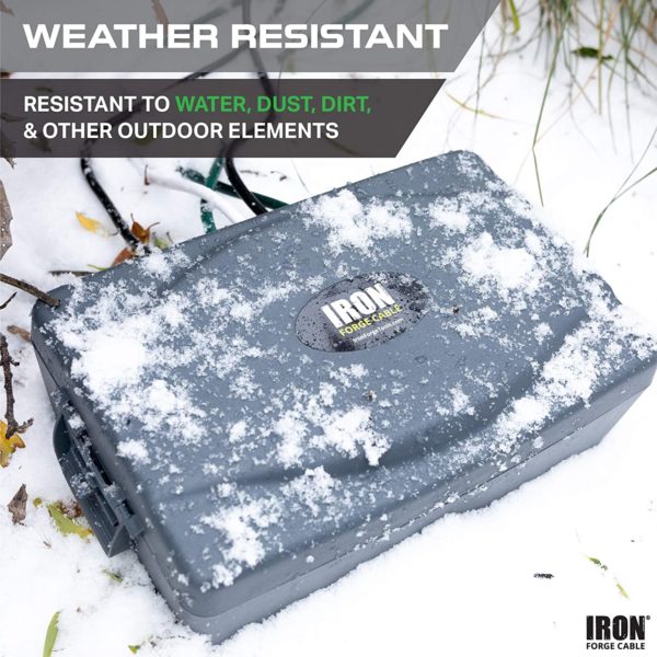 Outdoor Cover for Electrical Connections - Heavy Duty | Gray